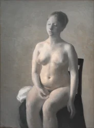 Sitzender weiblicher Akt