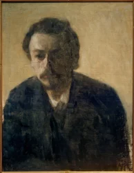 Selbstporträt V. Hammershøi, 1891