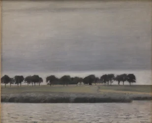 Studie für Sonne Regen, Gentofte-See