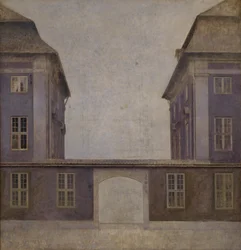 Die Gebäude der Asiatischen Gesellschaft, gesehen von der St. Annæ Gade, 1902