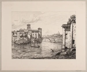 Partie bei Ponte Rotto in Rom