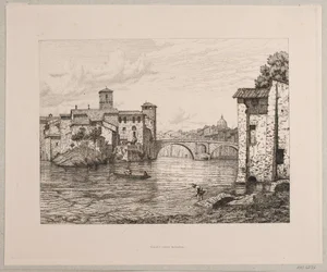 Partie bei Ponte Rotto in Rom