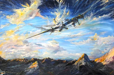 B17G Schweizer Landung 