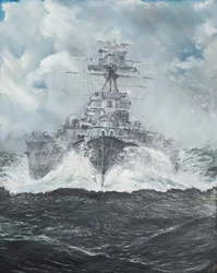 HMS Hood steuert auf Bismarck zu, 23. Mai 1941, 2014