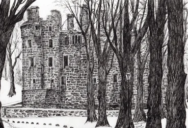 Huntly Schloss Schottland, 2007