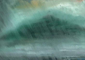 Berge im Regen, 2017