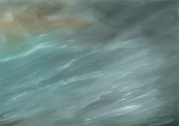 Sturm im tiefen Ozean