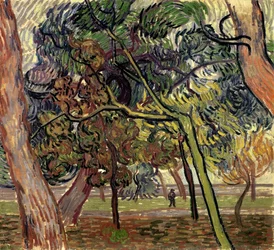 Kiefern im Garten des Asyls, 1889