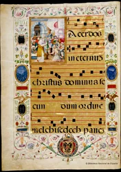 Antiphonar und Graduale von Karl V., Melchisedech