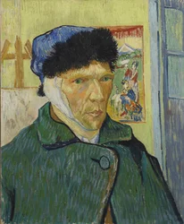 Selbstporträt mit verbundenem Ohr, 1889