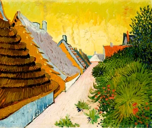 Bauernhäuser in Saintes-Maries, Juni 1888