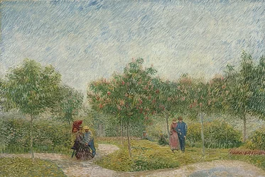 Garten mit Paaren: Square Saint-Pierre