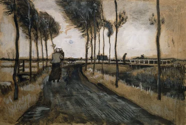 Landschaft mit Frau und Kind, 1883