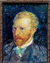 Selbstporträt von Vincent van Gogh (1853-1890), 1887. 0,44 x 0,35 m. Paris, Musée d