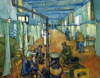 Die Station im Krankenhaus von Arles