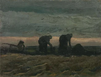 Zwei Frauen auf der Heide