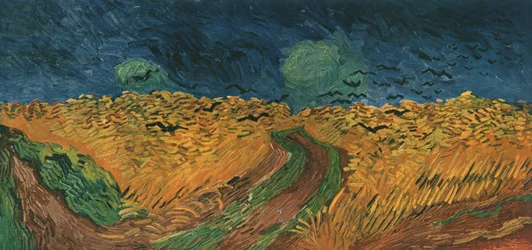 Weizenfeld mit Krähen, Juli 1890, 1947
