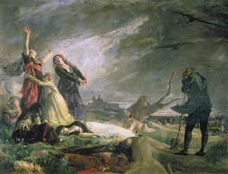 Beerdigung in La Moncloa im Mai 1808