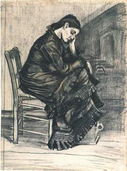 Trauernde Frau F935 Vincent van Gogh