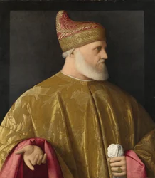 Porträt des Dogen Andrea Gritti