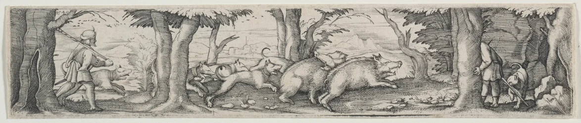 Wildschweinjagd