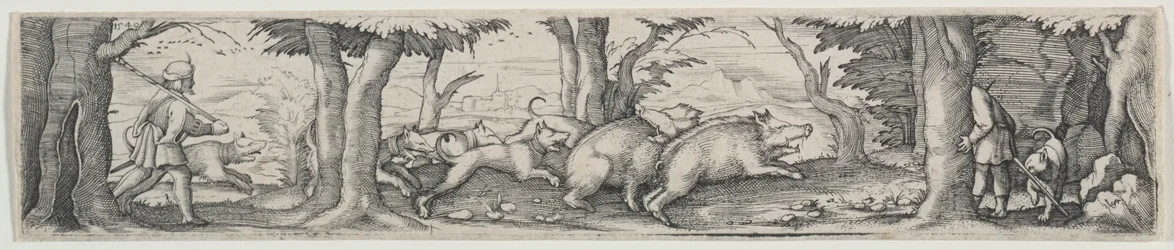 Wildschweinjagd