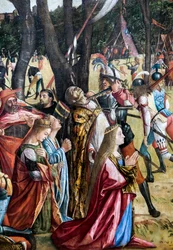 Martyrium der Pilger und Beerdigung der Heiligen Ursula