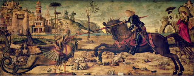 St. Georg tötet den Drachen, 1502-07