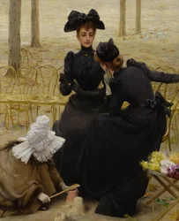 Gespräch im Jardin du Luxembourg, 1892