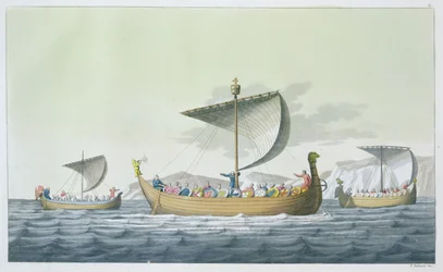 Flotte von Wilhelm dem Eroberer, 1066, Tafel 8 aus 