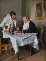 In einem Restaurant, 1887