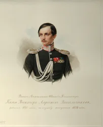 Porträt von Graf Viktor Illarionovich Vasilchikov (1846-1849)