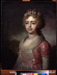 Porträt der Großherzogin Alexandra Pawlowna (1783-1801), Tochter von Kaiser Paul I.