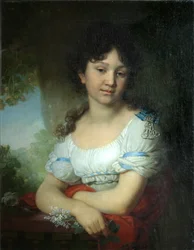 Porträt der Gräfin Maria Alexejewna Orlova-Denisova, 1801
