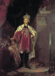 Porträt von Paul I., 1800