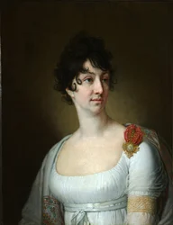 Porträt von Sophia Alexejewna Rajewskaja, 1813