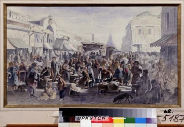 Der Flohmarkt in Moskau (Russland)