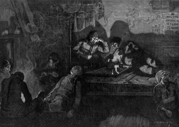 Opiumrauchen im East End von London, 1874