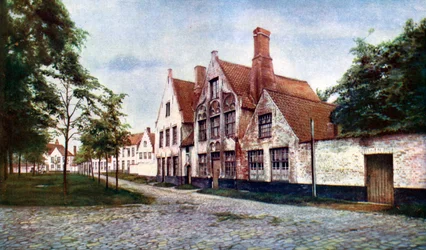 Beginenhof des Weinbergs, Brügge, Belgien, ca. 1924