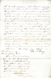 Treueeid von Wm. T. Gay aus Missouri, County of St. Louis