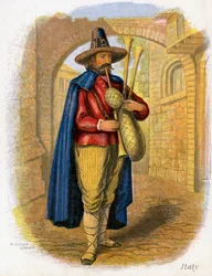 Italienischer Musiker, 1809