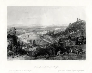 Lyon, Frankreich, 1875