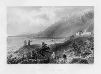 Das Schlachtfeld von Issus, Türkei, 1841