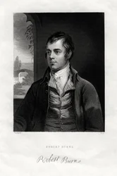 Robert Burns, schottischer Dichter, 19. Jahrhundert