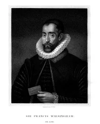 Sir Francis Walsingham, Geheimdienstchef von Königin Elisabeth I., 1824.