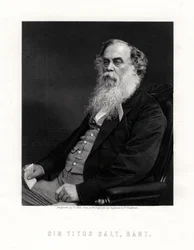 Sir Titus Salt, britischer Hersteller und Wohltäter, 19. Jahrhundert