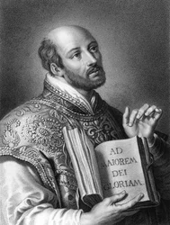 Der heilige Ignatius von Loyola, spanischer Soldat des 16. Jahrhunderts und Gründer des Jesuitenordens, 1836.