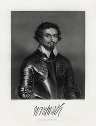 Porträt von Thomas Wentworth, 1. Earl of Strafford 1593-1641, 19. Jahrhundert