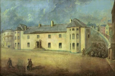 Chartisten greifen das Westgate Hotel in Newport am 4. November 1839 an