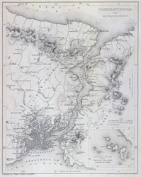 Konstantinopel und der Bosporus, um 1850